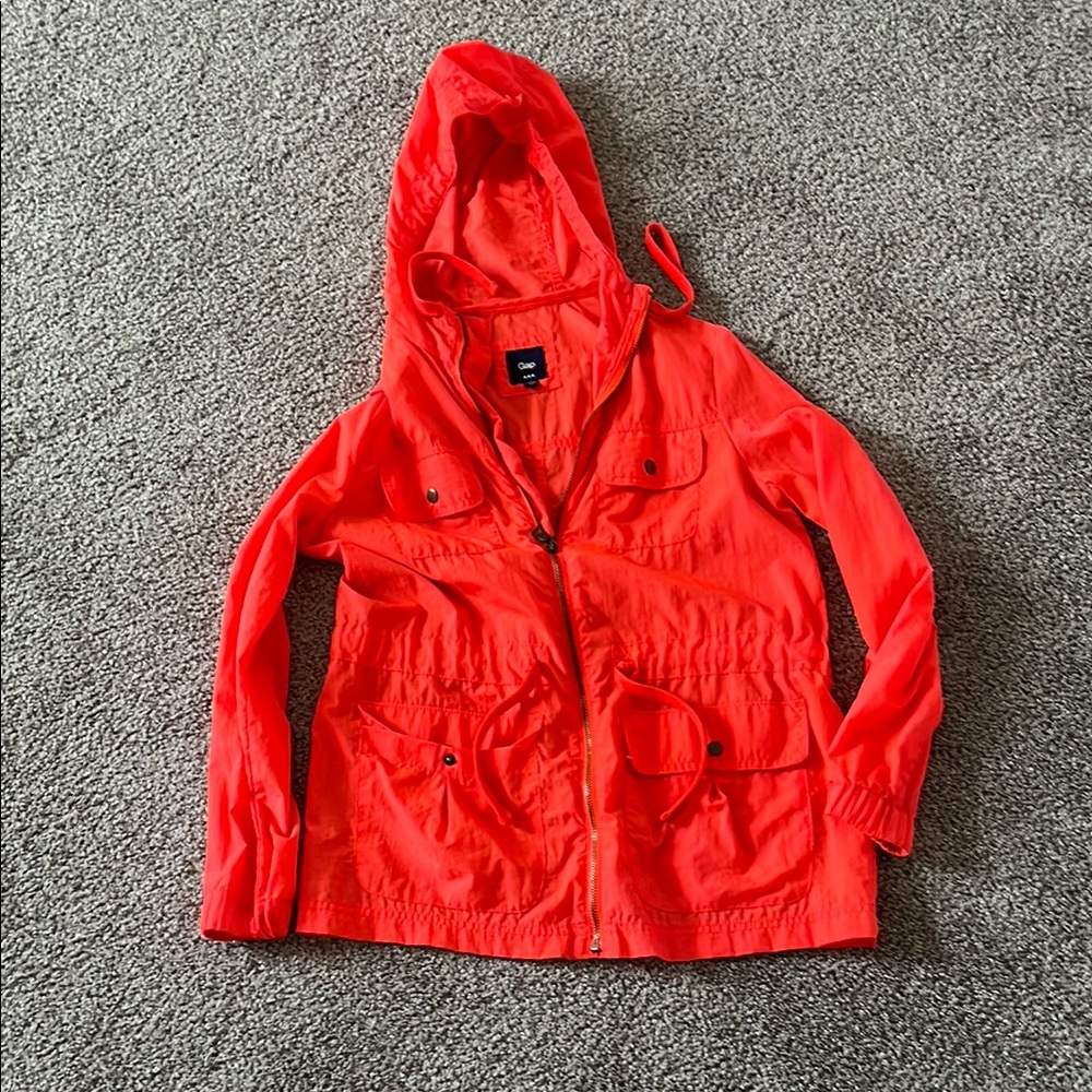 Gap Red Utility Jacket Essential Outerwear - image 1